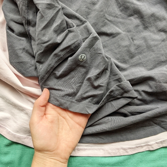 Lululemon Reversible Pink/Gray Adjustable Jersey Midi Dress - Picture 15 of 16